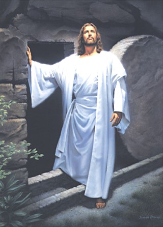 Jesus Easter - stone rolled away from tomb